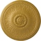 Ekena Millwork Bailey Ceiling Medallion (Fits Canopies up to 4"), Hand-Painted Iridescent Gold, 18 1/8"OD x 3/4"P CM19BIIGS - alternate 1